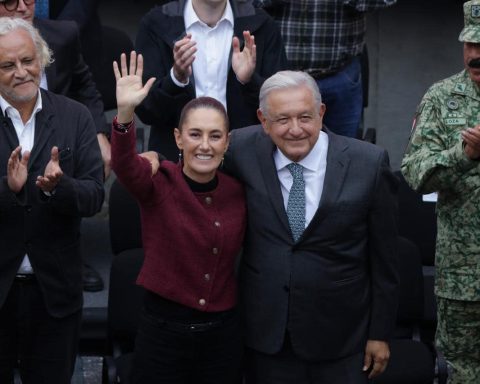 Claudia Sheinbaum con Andrés Manuel López Obrador