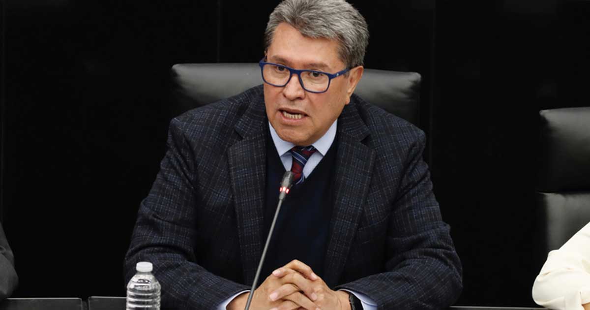 Ricardo Monreal, coordinador de diputados de Morena.