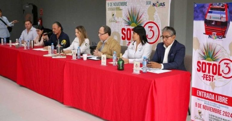 Rueda de prensa para anunciar el Sotol Fest