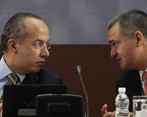 Felipe Calderón y Genaro García Luna