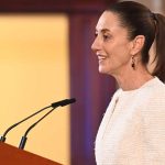 Claudia Sheinbaum, presidenta de México, en conferencia de prensa.