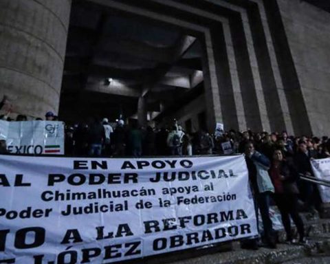 Trabajadores del Poder Judicial protestan contra la Reforma Judicial