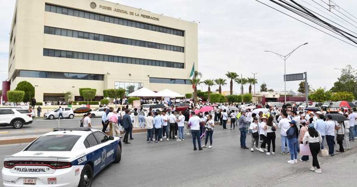 Trabajadores del Poder Judicial de Torreón