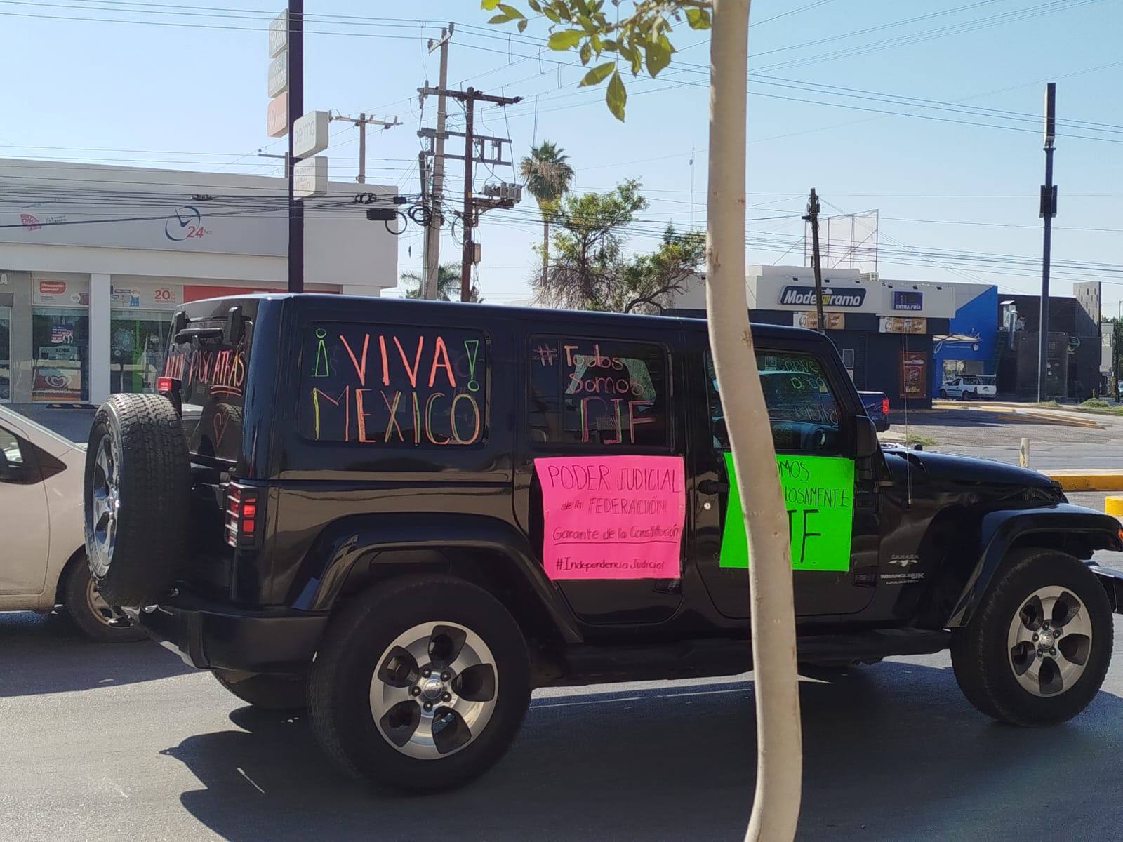 Caravana por la Libertad y la Justicia en La Laguna