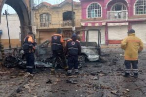 Estallan dos coches bomba en Guanajuato