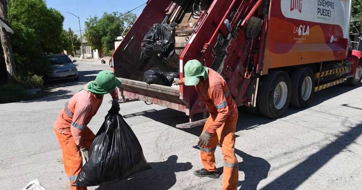 El servicio de recolección de basura continuará normal