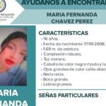 Jovencita desaparecida