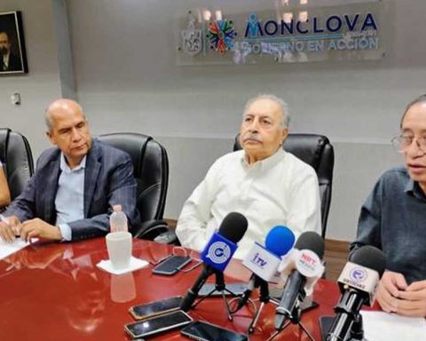 Rueda de prensa de las autoridades de Monclova