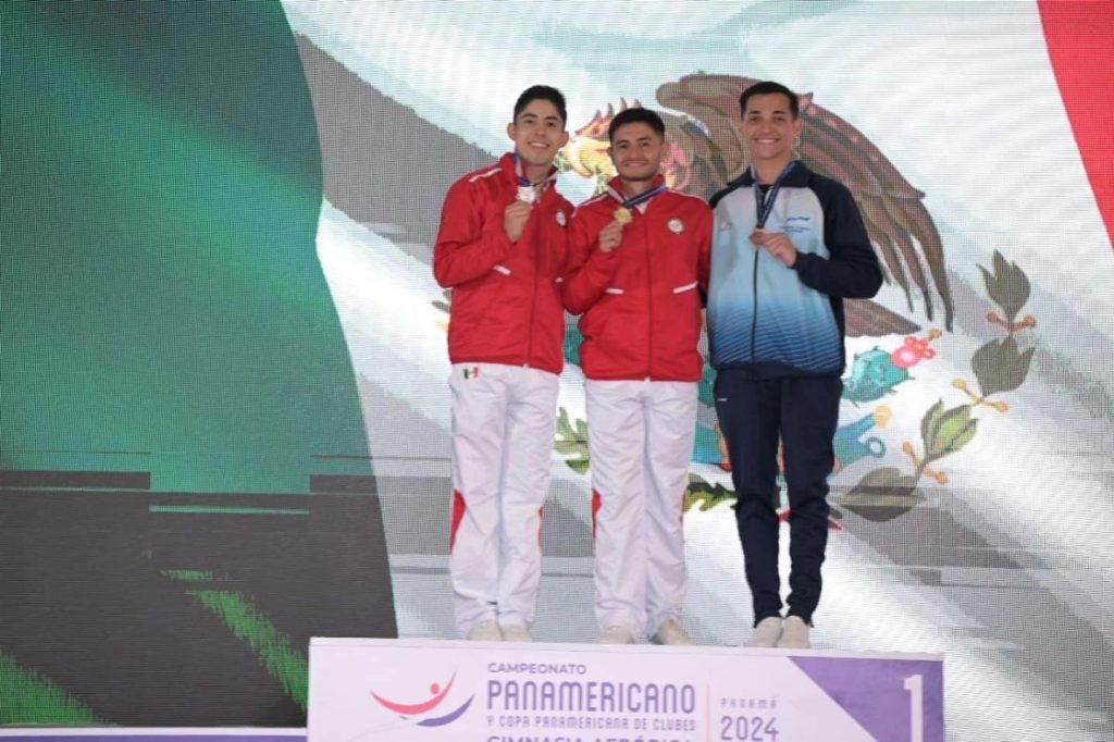 Hacen el 1-2 Iván Veloz y Mario Morales en el Panamericano de Gimnasia Aeróbica