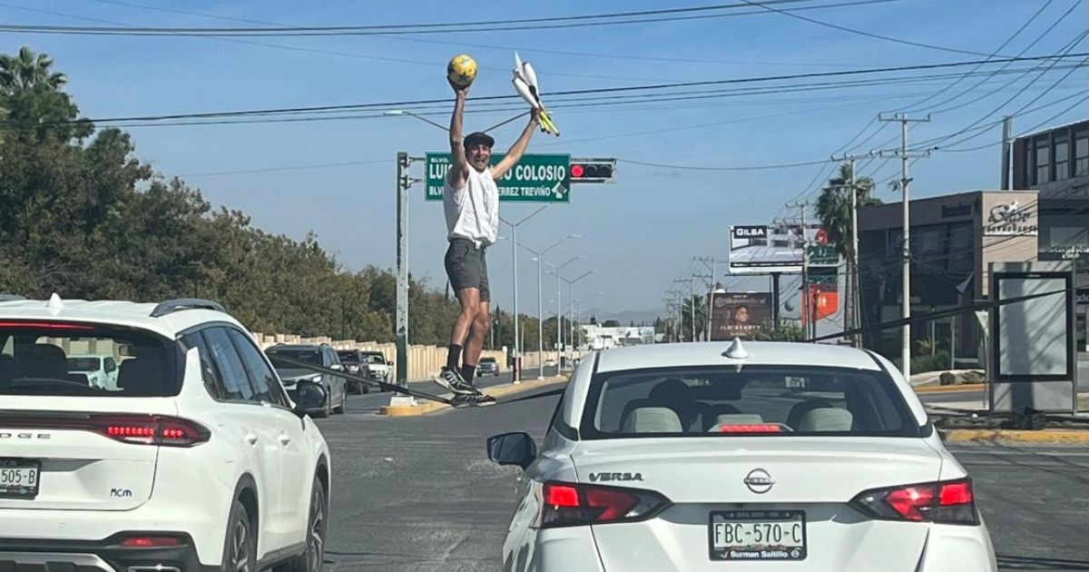 Luis Giovanni encontró su pasión en las acrobacias