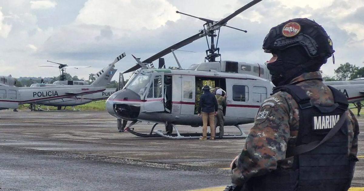 Accidente de helicóptero en Guatemala