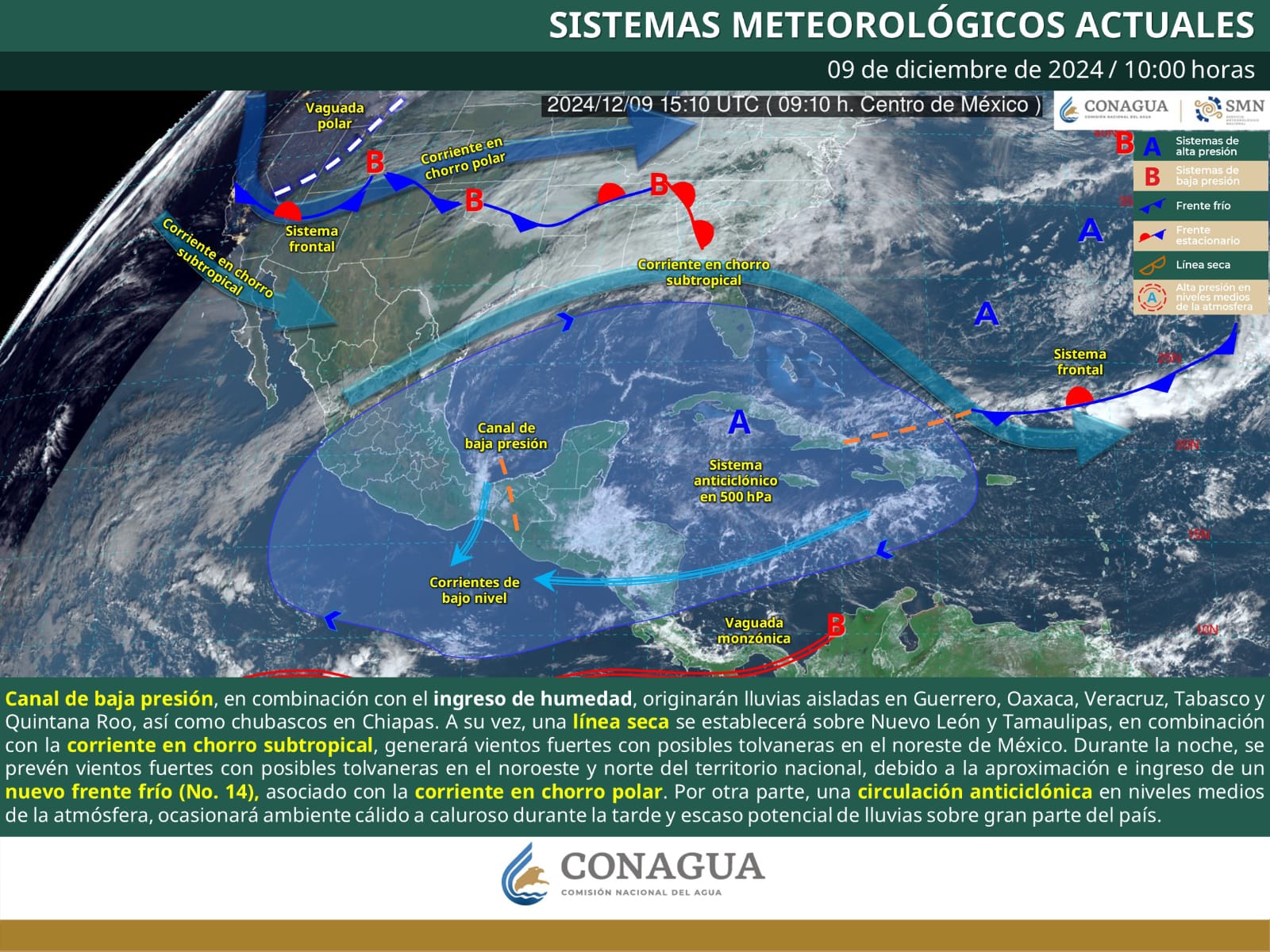 Ingresará Frente Frío