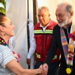 Claudia Sheinbaum y Carlos Slim