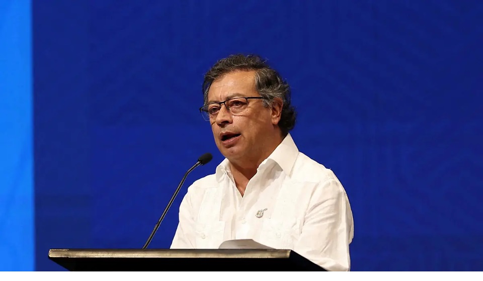 El presidente de Colombia, Gustavo Petro