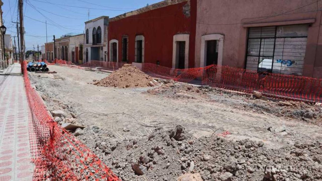 obras calle General Victoriano Cepeda