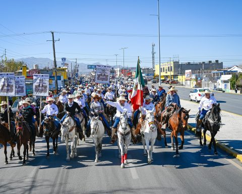 Se realizó con éxito la cabalgata del Ejido El Oro