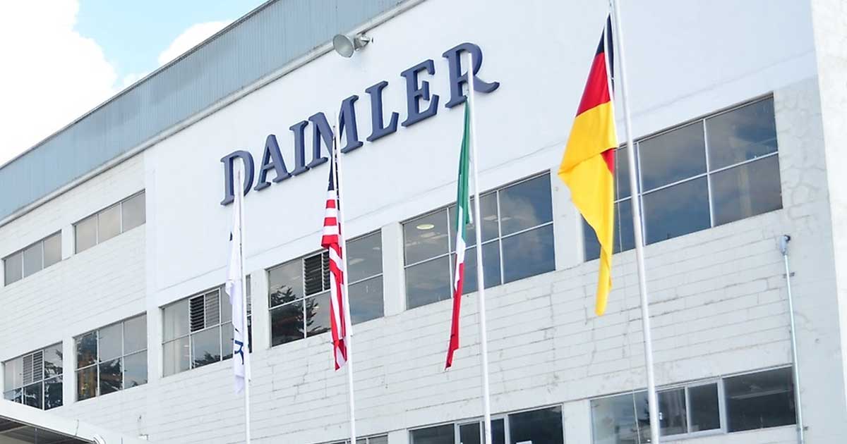Fachada de la empresa Daimler.