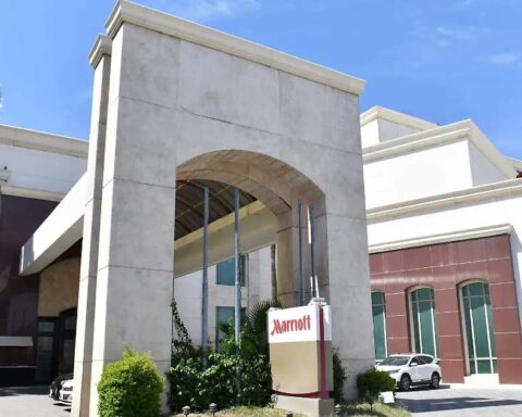Fachada del hotel Marriot en Torreón.