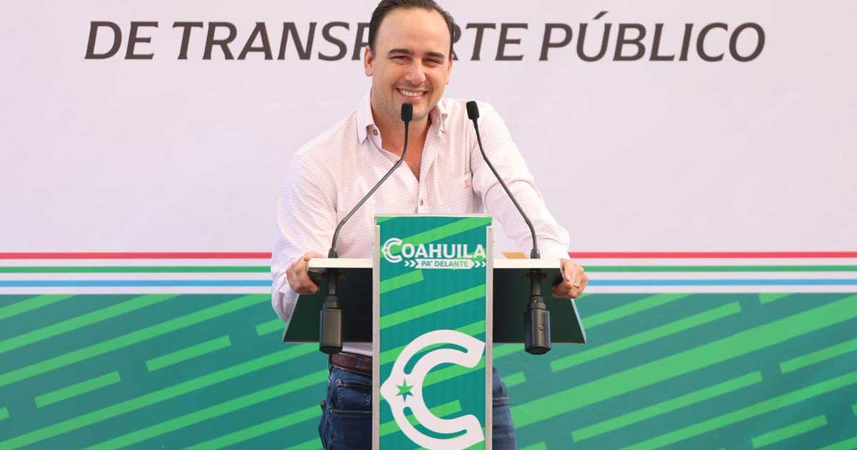 Gobernador de Coahuila Manolo Jiménez.