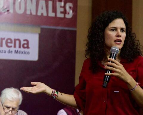 Luisa María Alcalde, presidenta de Morena.