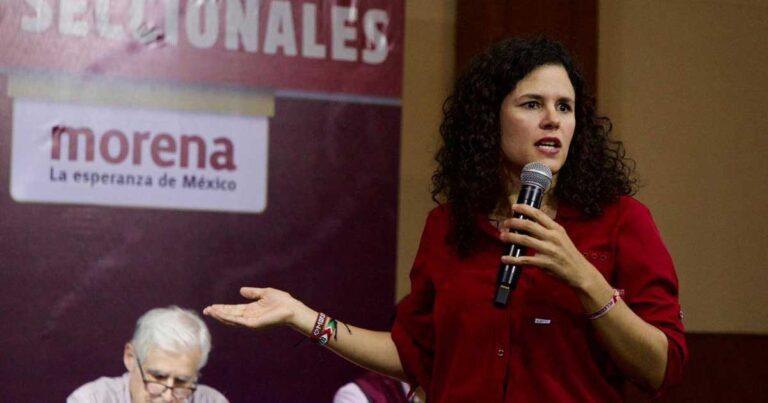 Luisa María Alcalde, presidenta de Morena.