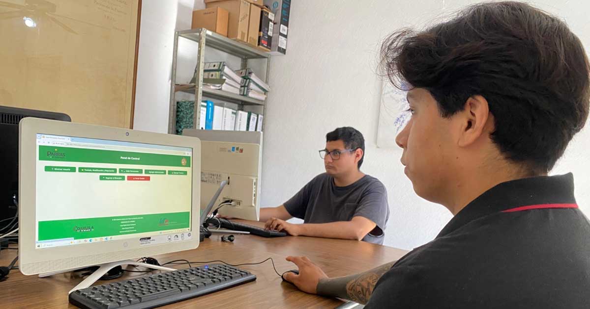Sistema digitalizado en Parras.