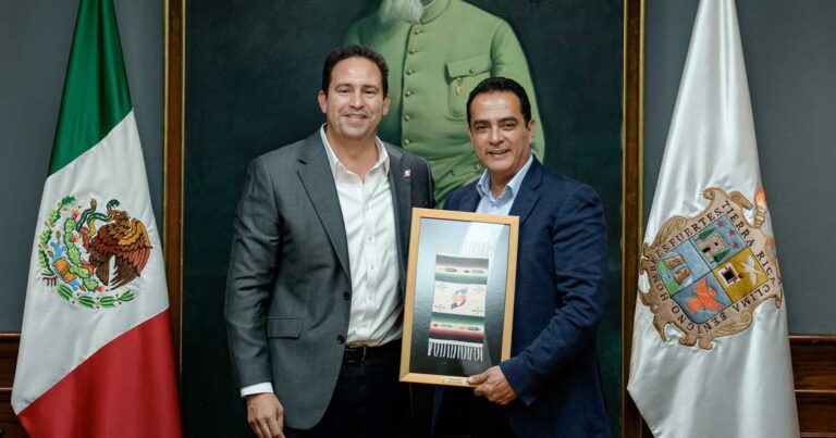 Javier Díaz con José Antonio Ochoa