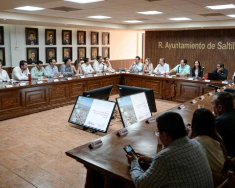 Reunión de gabinete en Saltillo.