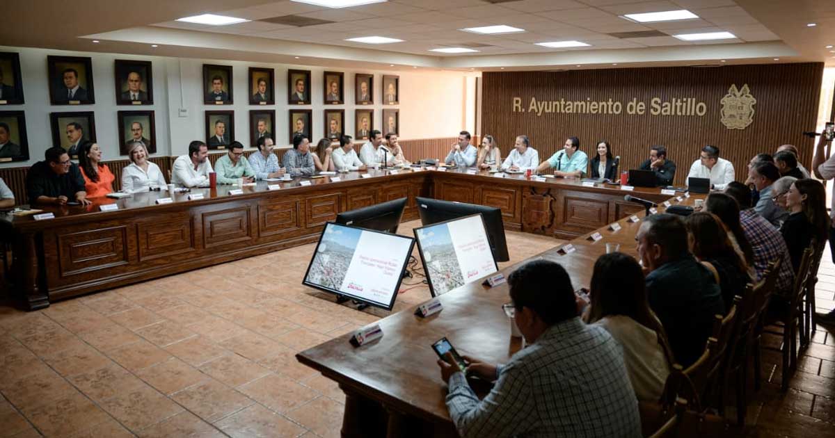 Reunión de gabinete en Saltillo.