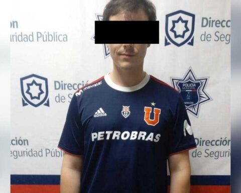 Hombre detenido.