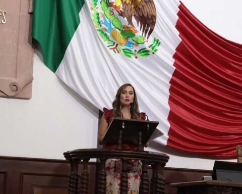 Diputada Magaly Hernández en tribuna.
