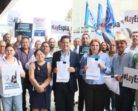 Militantes de PAN.