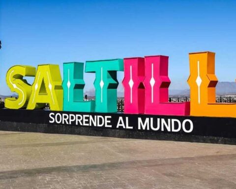 Letras turísticas de Saltillo.