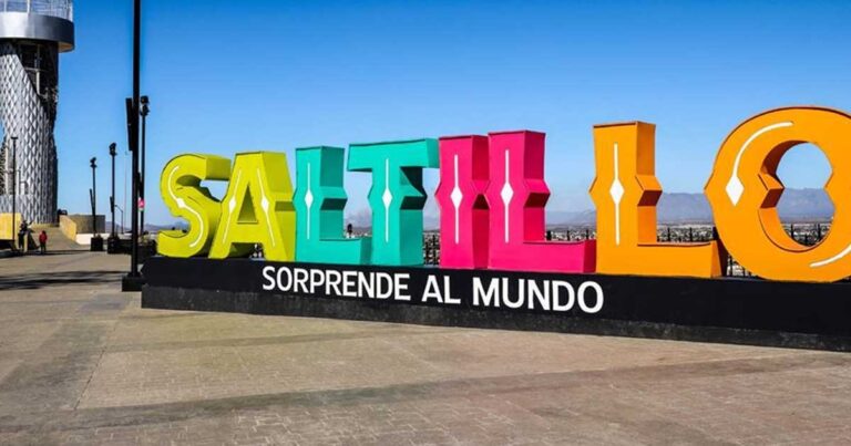 Letras turísticas de Saltillo.
