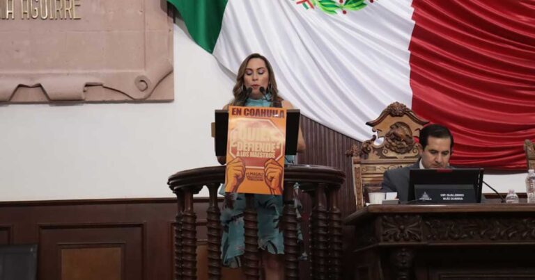 Diputada Magaly Hernández en tribuna.