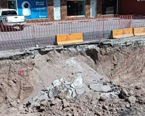 Excavaciones del Sistema Vial Independencia-Abastos en Torreón.