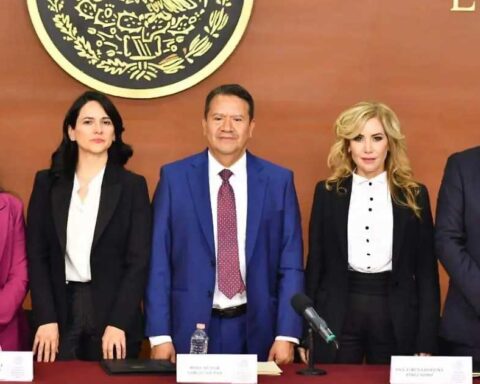 Los cinco miembros del Órgano de Administración Judicial.