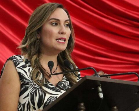 Diputada Magaly Hernández en tribuna.