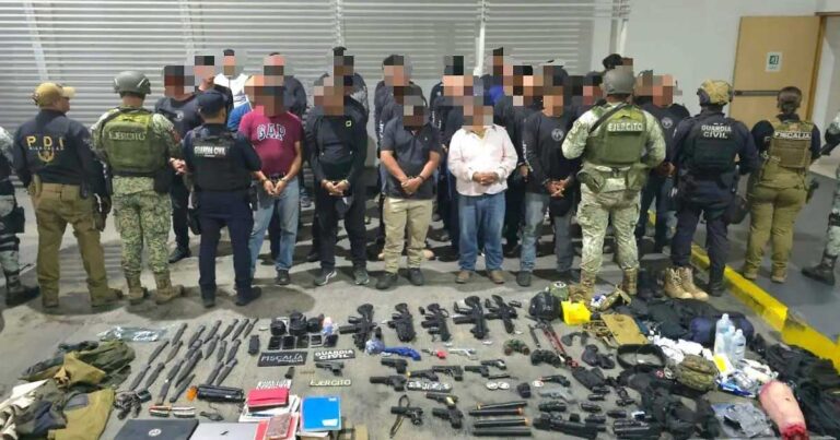 Detenidos en Michoacán.
