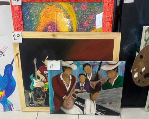 Obras del concurso Pinta tu música de Radio Torreón.