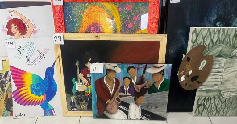 Obras del concurso Pinta tu música de Radio Torreón.