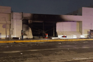 Incendio en el centro de Monclova