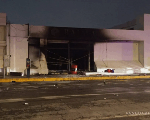 Incendio en el centro de Monclova