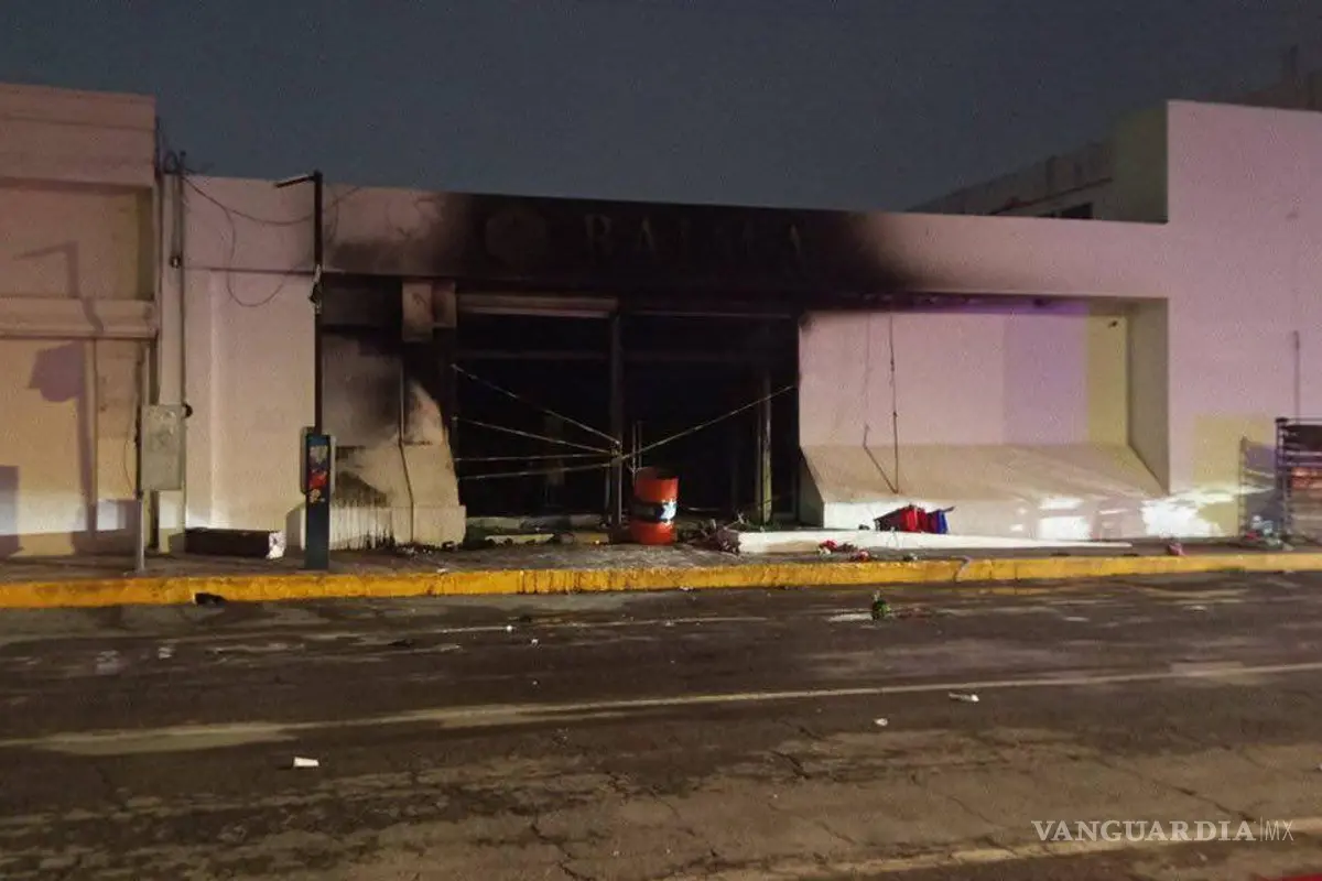Incendio en el centro de Monclova
