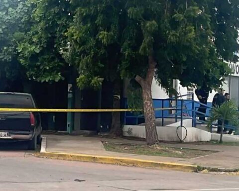 Zona acordonada del atentado