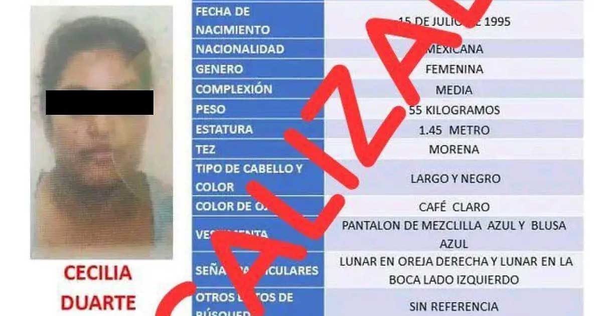 Hallan a mujer desaparecida
