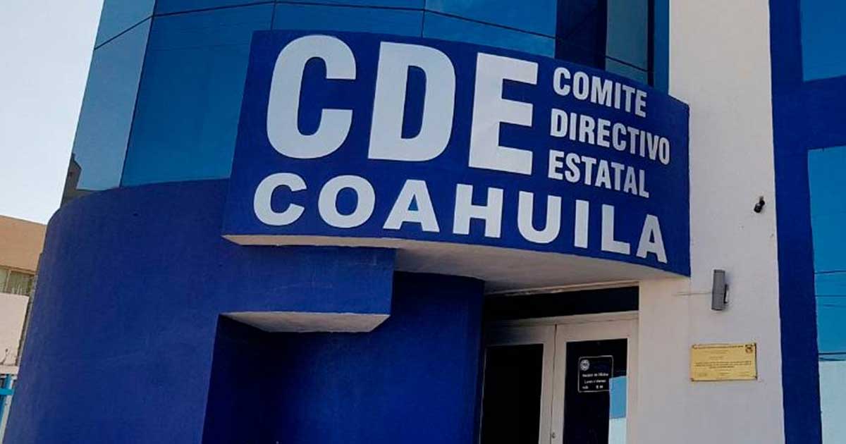 Fachada del PAN en Coahuila.