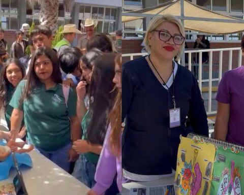 Mujeres participando en Mercadellas, en Saltillo.