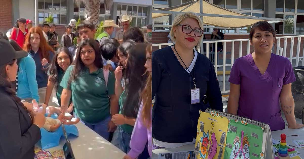 Mujeres participando en Mercadellas, en Saltillo.