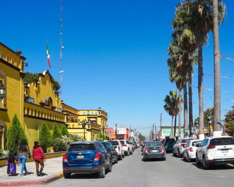 Calles del centro de Ramos Arizpe.
